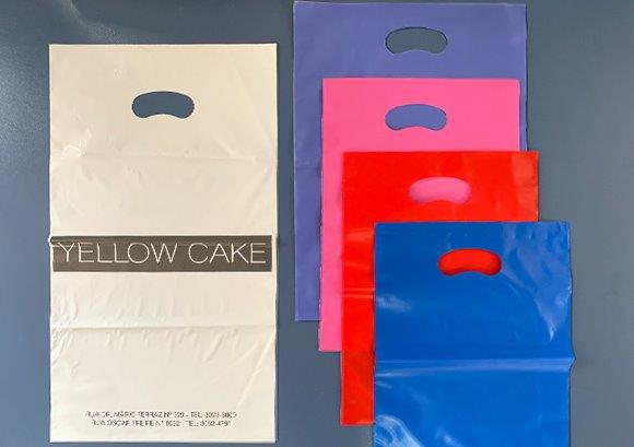 Sacolas de polietileno